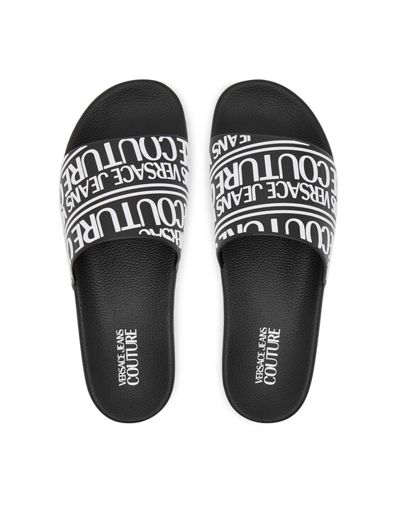 Versace Jeans Couture Шльопанці Versace Jeans Couture 79YA3SQ1 71352 899 Чорний