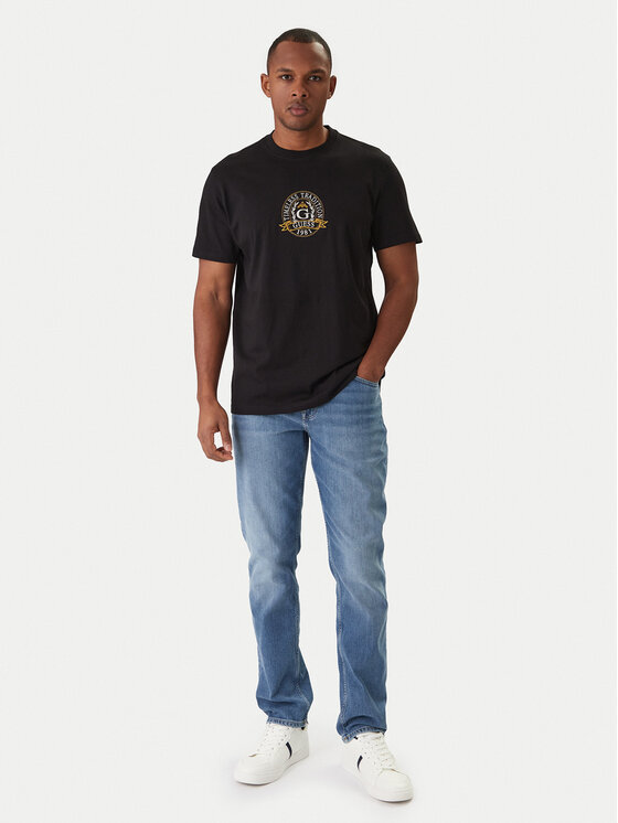 Guess Guess Camiseta M6RI16 I3Z14 Negro Regular Fit