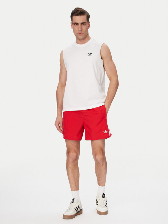 adidas adidas Camiseta sin mangas Trefoil Essentials KE3396 Blanco Regular Fit