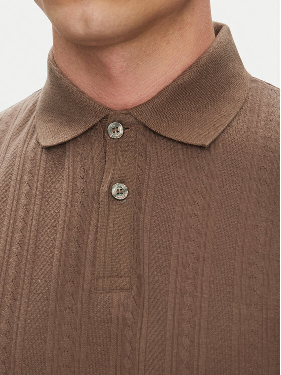 Selected Homme Selected Homme Polo marškinėliai 16094575 Smėlio Regular Fit