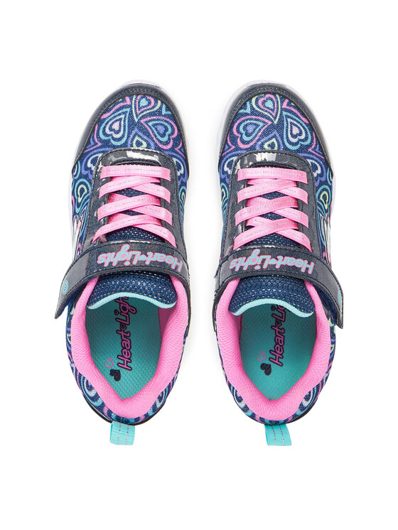 Skechers Superge Skechers Heart Lights-Boogie Love 303257L/NVMT Mornarsko modra