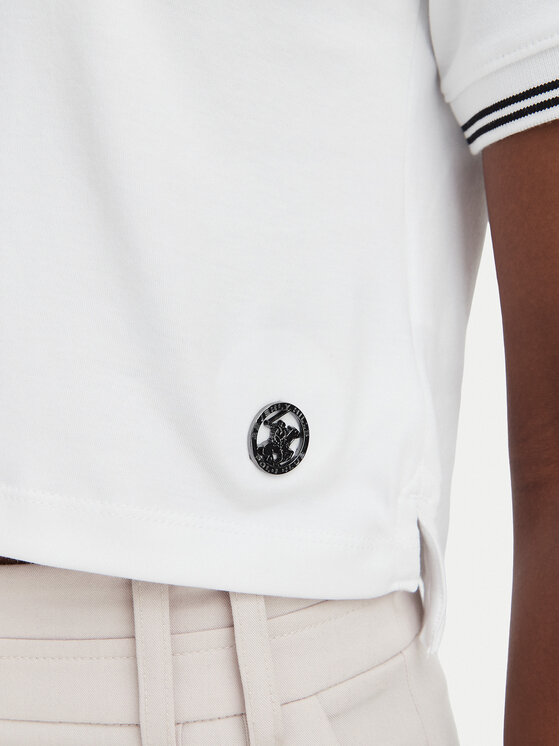 Beverly Hills Polo Club Beverly Hills Polo Club Polo L2605-HR Blanco Regular Fit