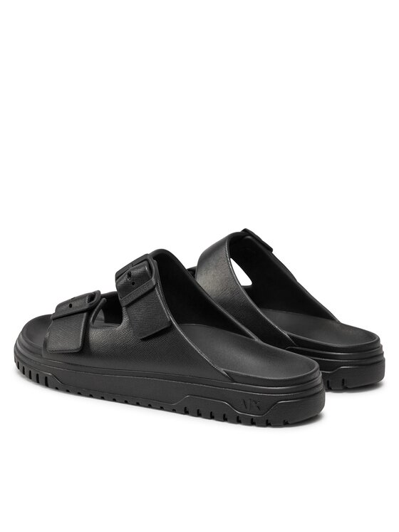 Armani Exchange Шльопанці Armani Exchange XDP043 XV821 00002 Чорний