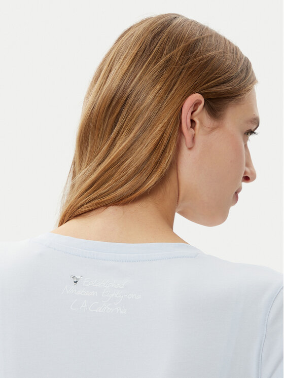 Guess Guess Футболка W5RI00 J1314 Голубий Regular Fit