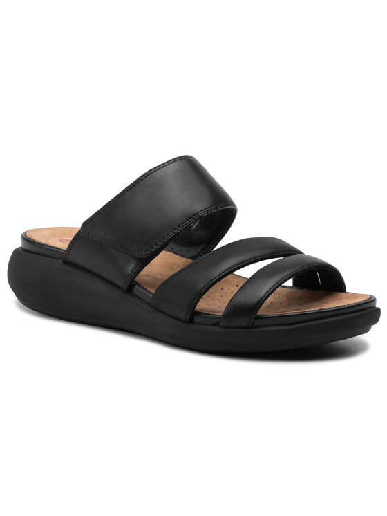 Clarks Чехли Clarks Un Bali Way 261402234 Черен