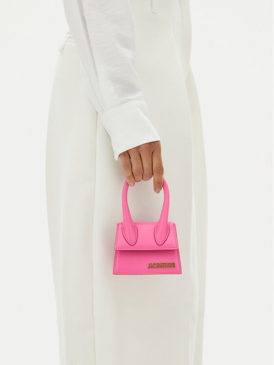 Geantă JACQUEMUS Le Chiquito 22E213BA001-3060 Roz | Epantofi.ro