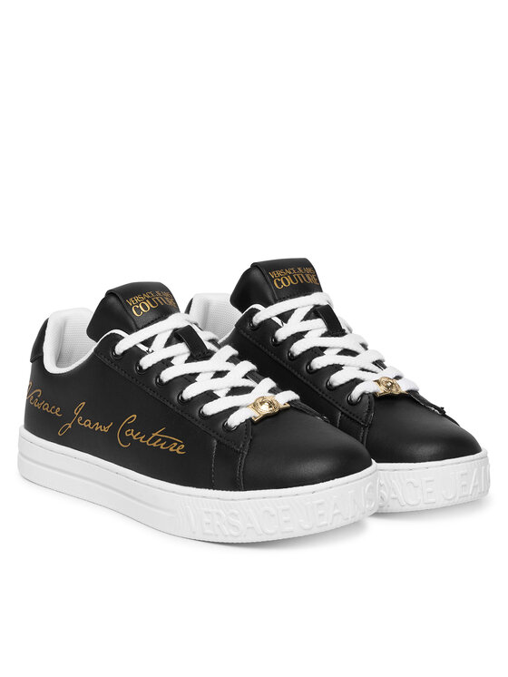 Versace Jeans Couture Снікерcи Versace Jeans Couture 80VA3SKL ZPB77 G89 Чорний