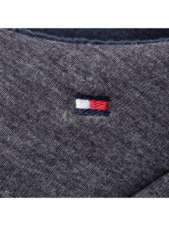 Tommy Hilfiger Papuče Tommy Hilfiger Flag Homeslipper FM0FM02178 Sivá