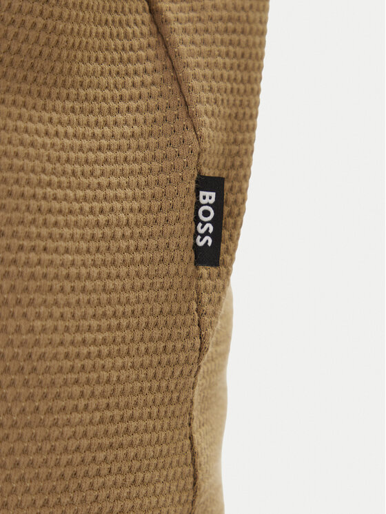 BOSS BOSS Camiseta Tiburt 240 50452680 Caqui Regular Fit