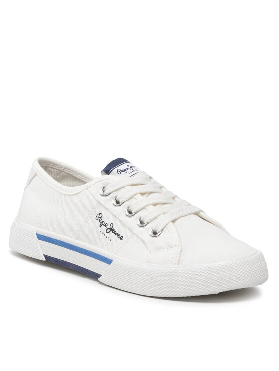 Pepe Jeans Scarpe sportive Pepe Jeans Brady Boy Basic PBS30527 Bianco