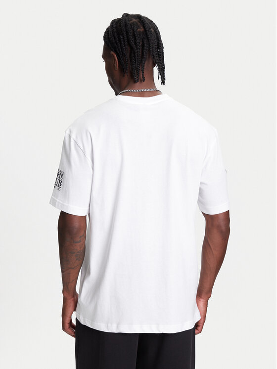 adidas adidas Marškinėliai 90s Football Graphic JX3065 Balta Regular Fit
