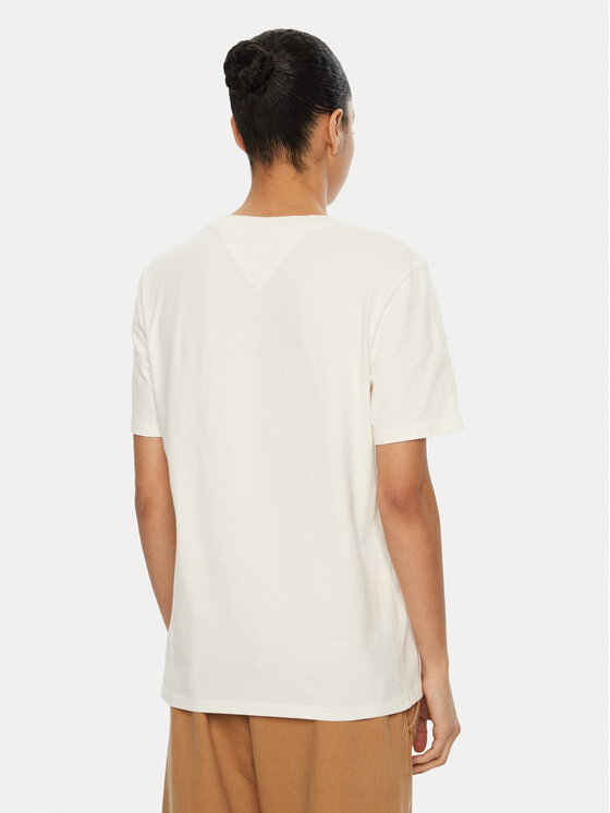 Tommy Jeans Tommy Jeans T-Shirt Varsity DW0DW19444 Λευκό Relaxed Fit