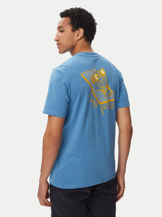 Napapijri Napapijri Camiseta S-Elior NP0A4HZY Azul Relaxed Fit
