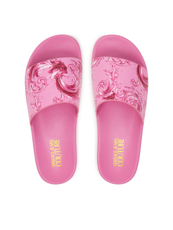 Versace Jeans Couture Шльопанці Versace Jeans Couture 80VA3SQ3 ZS365 499 Рожевий