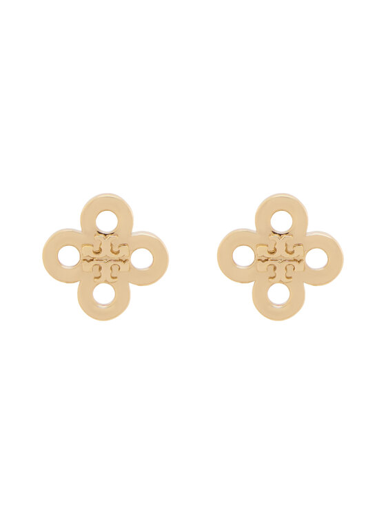 Tory Burch Сережки Tory Burch Forget Me Not Clover Stud 184409 Золотий