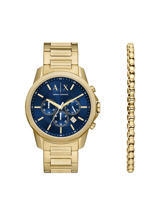 Armani Exchange Ceas Armani Exchange Banks AX7151SET Auriu