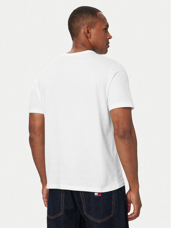 Tommy Hilfiger Tommy Hilfiger Conjunto de camisetas 3P Ss Tee UM0UM03870 Crema Regular Fit