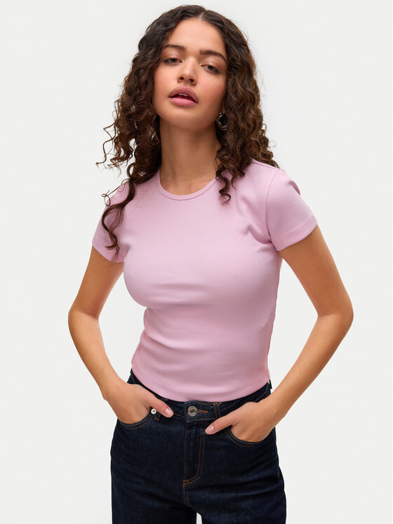 Vero Moda Vero Moda Camiseta Chloe 10306894 Rosa Slim Fit