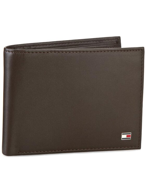 Tommy Hilfiger Портфейл Tommy Hilfiger Eton Cc Flap And Coin Pocket AM0AM00652/83362 Кафяв