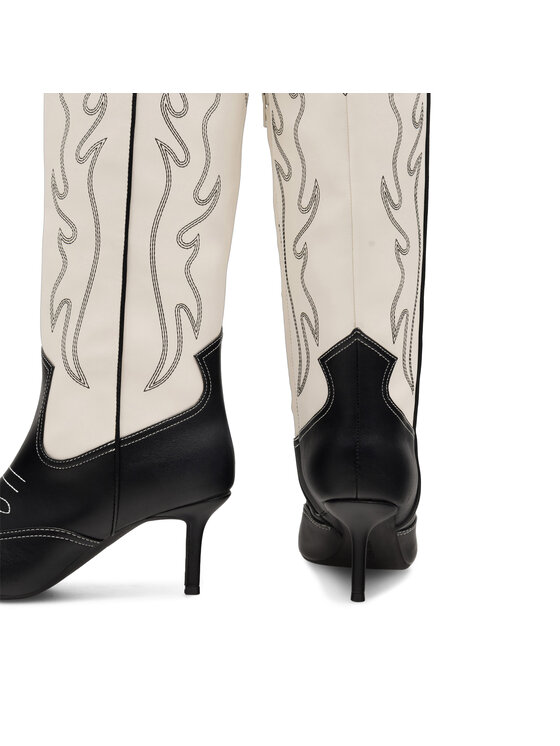 Nine West Kaubojske čizme Nine West ZARIYA 909001 Crna