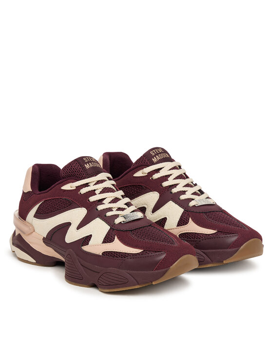 Steve Madden Снікерcи Steve Madden 11005324 Бордовий