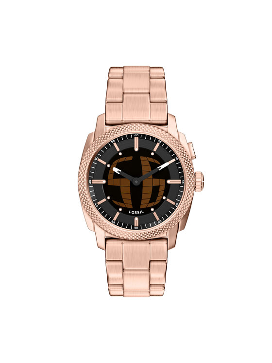 Fossil Годинник Fossil Machine Big Tic FS6158 Рожеве золото