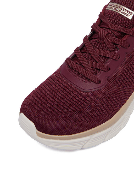 Skechers Снікерcи Skechers C-BOBS HI FLEX 117385 BURG Бордовий
