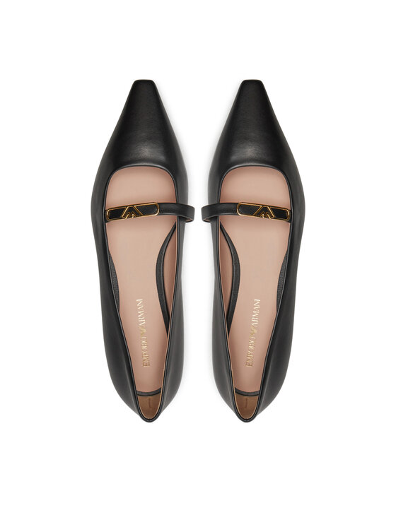 Emporio Armani Балетки Emporio Armani X3D295 XF271 00002 Чорний