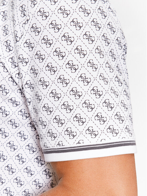 Guess Guess Футболка Marshall Z2YI05 J1314 Білий Regular Fit