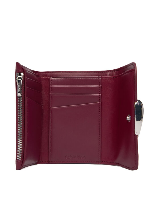 Calvin Klein Πορτοφόλι Calvin Klein Hardware Trifold With Zip Pocket LV04F1116G Ροζ