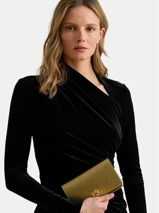 LAUREN RALPH LAUREN Ročna torba LAUREN RALPH LAUREN 432P02411001 Zlata