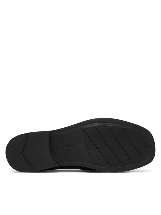 Tommy Hilfiger лоуфъри с дебела подметка Tommy Hilfiger Elettra Penny Leather FW0FW09360 Черен