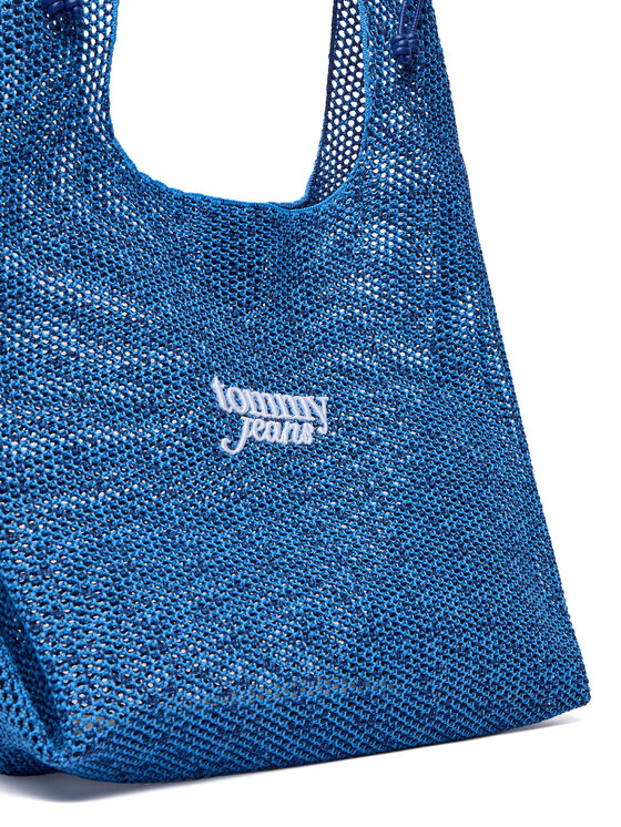 Tommy Jeans Τσάντα Tommy Jeans Tjw Summer Crochet Hobo AW0AW18778 Μπλε