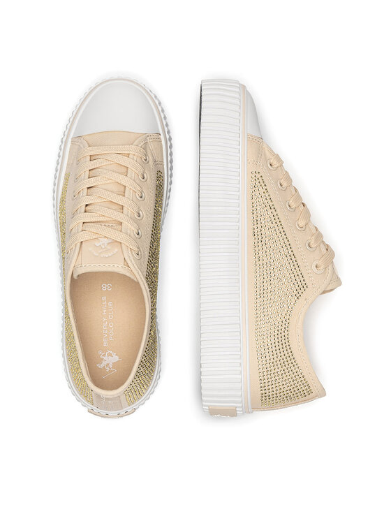 Beverly Hills Polo Club Plátenky Beverly Hills Polo Club BHPC058W Béžová