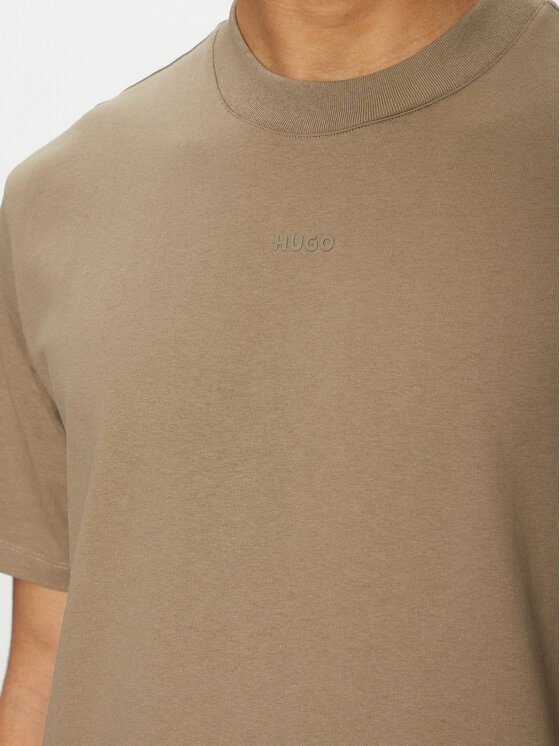 HUGO HUGO Póló Dapolino 50488330 Barna Relaxed Fit