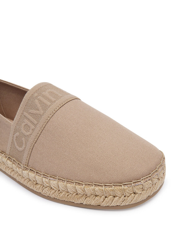 Calvin Klein Espadrile Calvin Klein Logo Webbing HW0HW02934 Bež