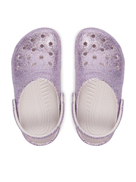 Crocs Nazouváky Crocs Classic Chunky Glitter Clog K 211939 Fialová
