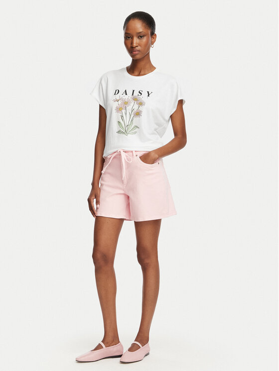 ONLY ONLY Camiseta Jany 15372108 Blanco Regular Fit