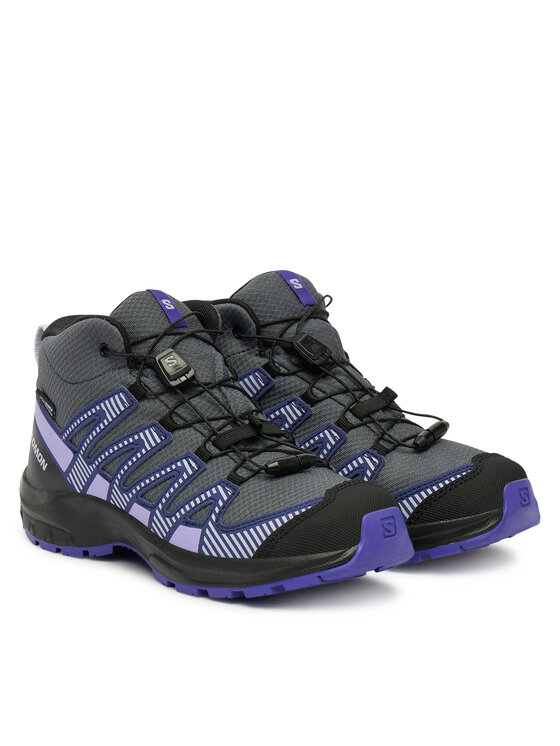 Salomon Трекінгові черевики Salomon Xa Pro V8 Mid Waterproof L47857300 Сірий