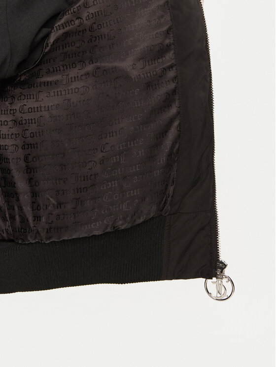 Juicy Couture Juicy Couture Cazadora bomber Kelsey JCOIJ224557 Negro Regular Fit