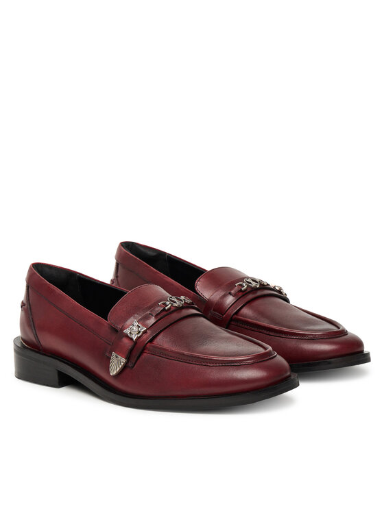 Bronx Loafersy Bronx Next Wagon 66652-US Bordowy