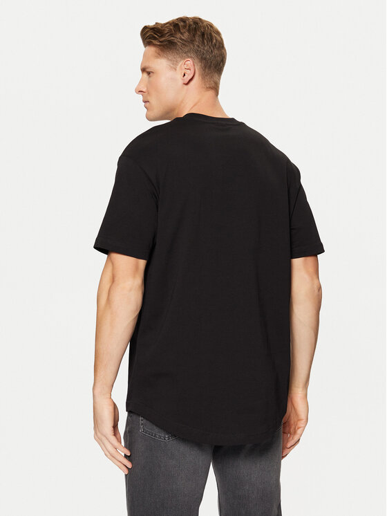 Karl Lagerfeld Jeans Karl Lagerfeld Jeans Marškinėliai A1M17011 Juoda Relaxed Fit