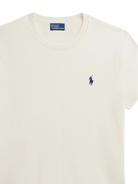 Polo Ralph Lauren Polo Ralph Lauren Camiseta 211971872003 Écru Slim Fit