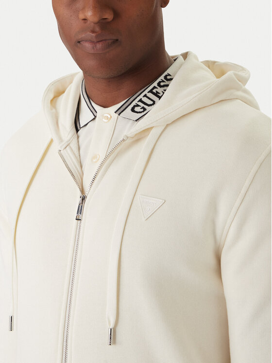 Guess Guess Sudadera M6RQ48 KCN01 Écru Regular Fit