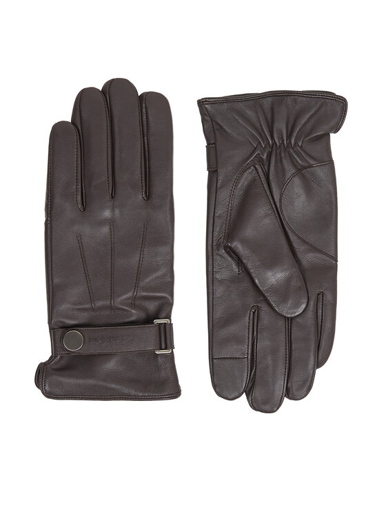 Calvin Klein Vīriešu cimdi Calvin Klein K50K512384 Brūns