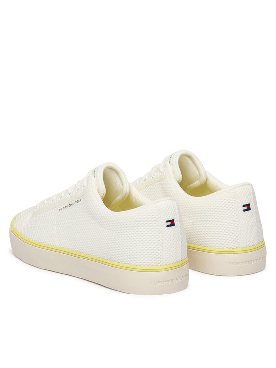 Tommy Hilfiger Πάνινα παπούτσια Tommy Hilfiger Harlem Core Ii Seasonal Textile FM0FM05820 Λευκό