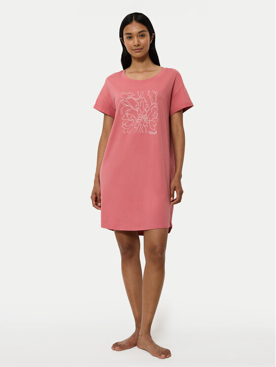 Triumph Triumph Camicia da notte 10222566 Rosa Regular Fit