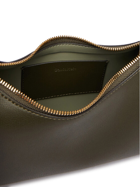 Calvin Klein Táska Calvin Klein Foil Logo Small Shoulder Bag LV04F3890G Sötétzöld