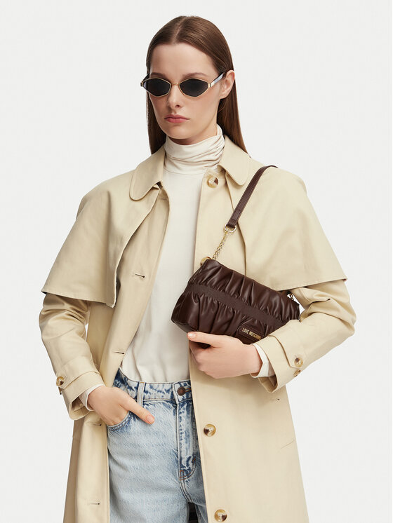 LOVE MOSCHINO Kabelka LOVE MOSCHINO JC4089PP1PLU0300 Hnedá