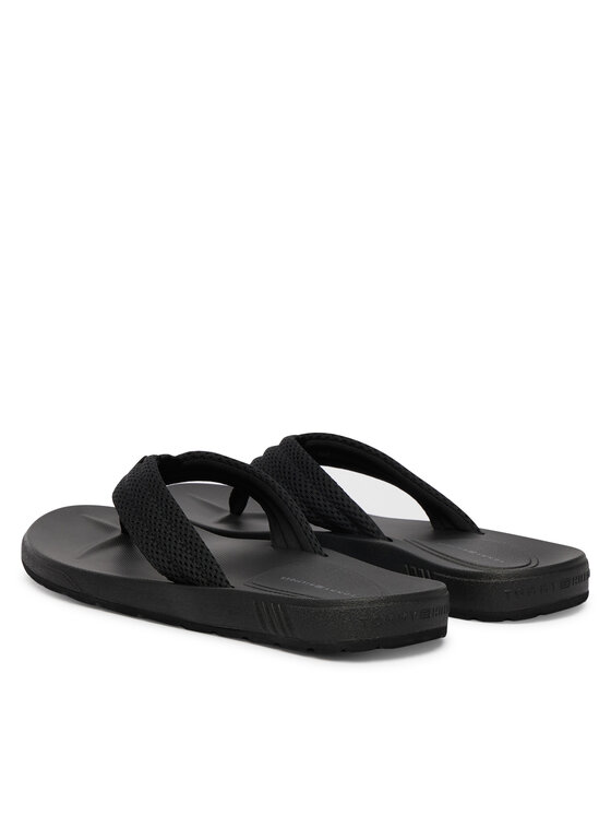 Tommy Hilfiger Infradito Tommy Hilfiger Molded Padded Hilfiger B Sandal FM0FM05901 Nero